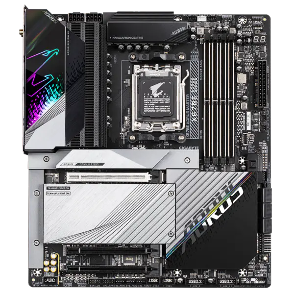 Ga X670e Aorus Master Základní deska s podporou procesorů Am5 7950x 7900x 7700x 7600x