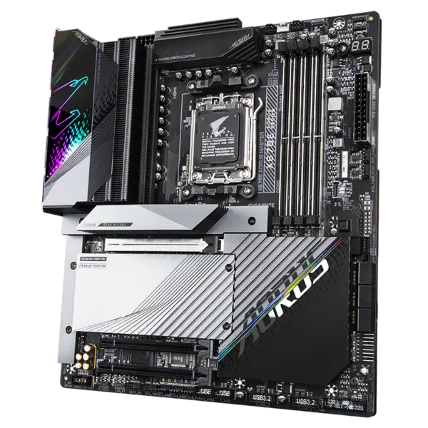 Ga X670e Aorus Master Základní deska s podporou procesorů Am5 7950x 7900x 7700x 7600x