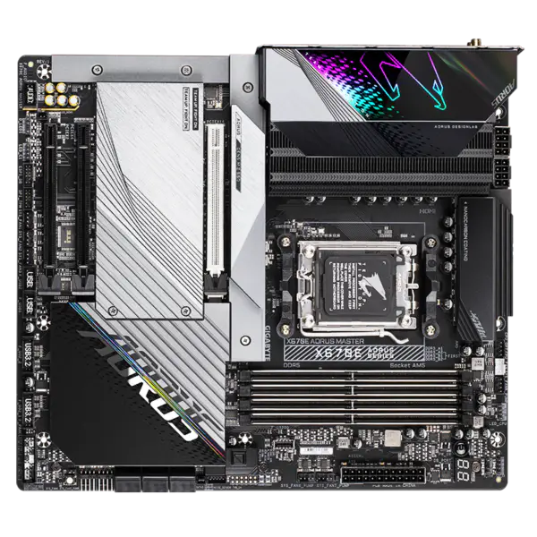 Ga X670e Aorus Master Základní deska s podporou procesorů Am5 7950x 7900x 7700x 7600x