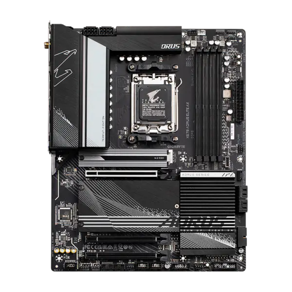 Základní deska Ga X670 Aorus Elite Ax podporuje procesory Am5 7950x 7900x 7700x 7600x