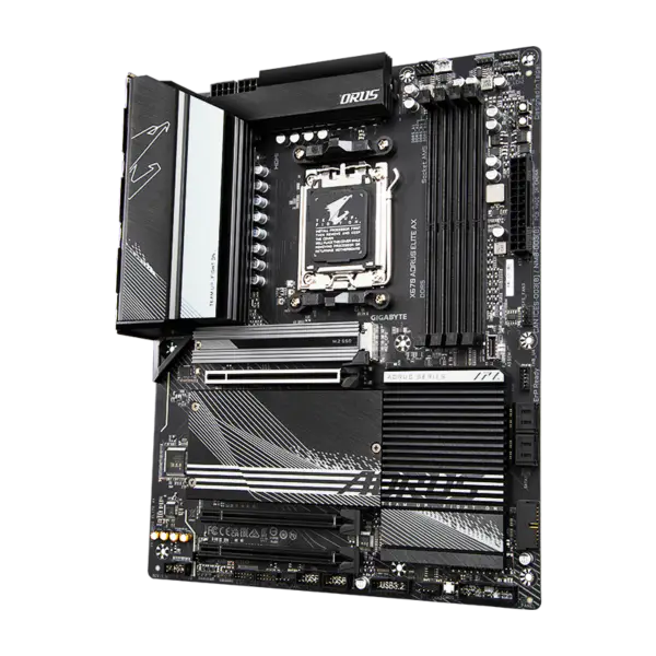 Základní deska Ga X670 Aorus Elite Ax podporuje procesory Am5 7950x 7900x 7700x 7600x