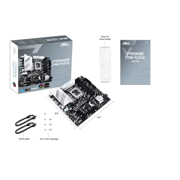 Asus základní deska Prime Prime Z790m-plus D4 Ddr4 paměti Lga 1700 podpora Intl 13gen 12gen Prime Z790m-plus D4