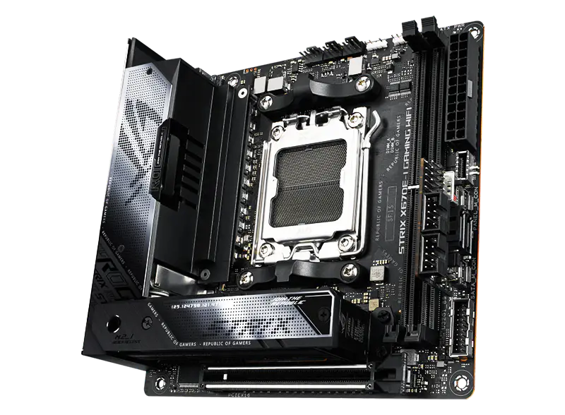 Základní desky Asus X670 X670e Základní deska Am5^5 Ddr5 Rog X670e-i Gaming Wifi Zen4 Ryze 7000 Series Desktopové procesory