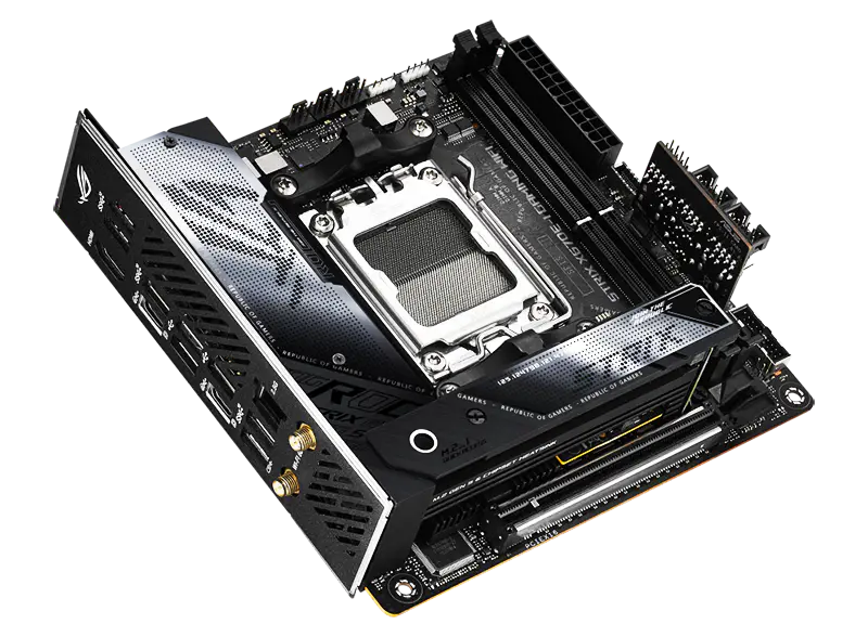 Základní desky Asus X670 X670e Základní deska Am5^5 Ddr5 Rog X670e-i Gaming Wifi Zen4 Ryze 7000 Series Desktopové procesory