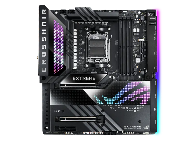 Základní desky Asus X670 X670e Základní deska Am5^5 a Rog Crosshair X670e Extreme