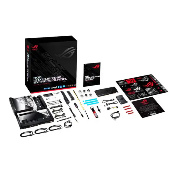 Asus Rog Maximus Z690 Extreme Glacial Základní deska podporuje paměti D5 Cpu 12900k Intl Z690 Lga1700 Základní deska Asus