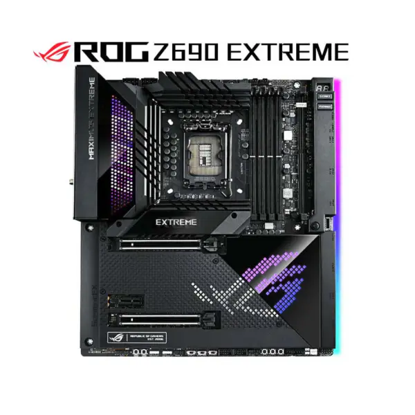 Asus Rog Maximus Z690 Extreme Herní základní deska Ddr5 Paměti podporují 12900k 12700k Intl Z690 Lga1700 Asus Z690