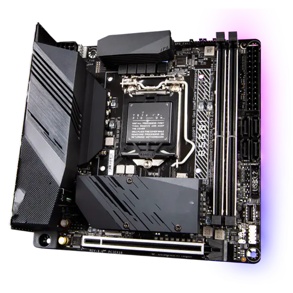 Ga B560 Základní deska B560i Aorus Pro Ax Základní deska podporuje 11700f11600kf10400f Intl B560 Lga 1200 Základní deska s procesorem