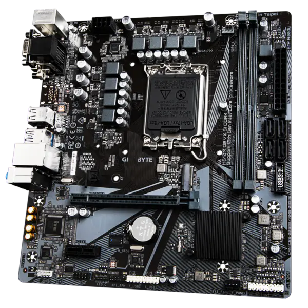 Základní deska Ddr4 12400f 12100 G7400 Intl H610 Lga 1700 Ga H610m D2vx Si Ddr4 Herní základní deska