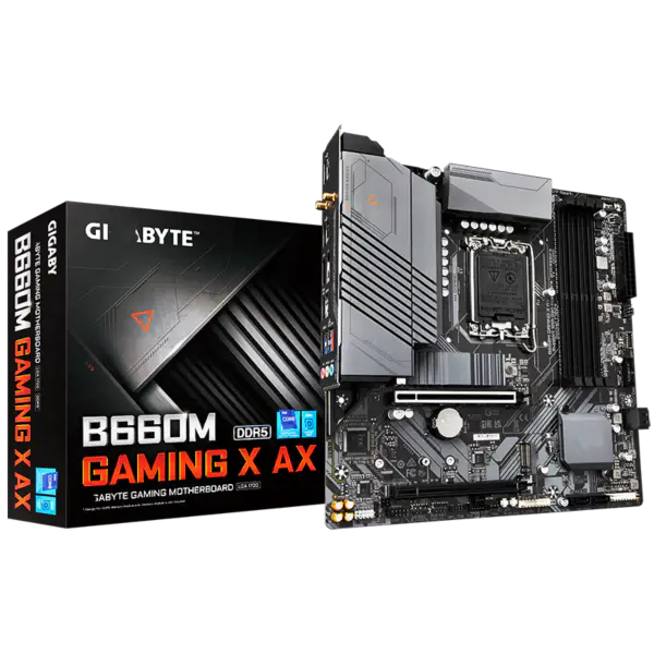 Ddr4 základní deska Ddr5 12700k12600k12400f Intl B660 Lga 1700 Ga B660m Gaming X Ax Ddr5 herní základní deska