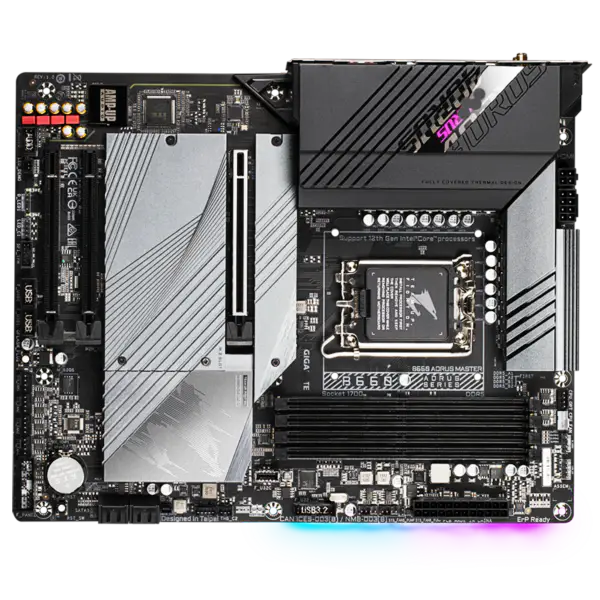 Základní deska Ddr4 Ga B660 Aorus Master Základní deska podporuje procesor 12 generace 12700k12600k Intl B660 Lga 1700 Základní deska Ddr5 Ga B660 Aorus Master