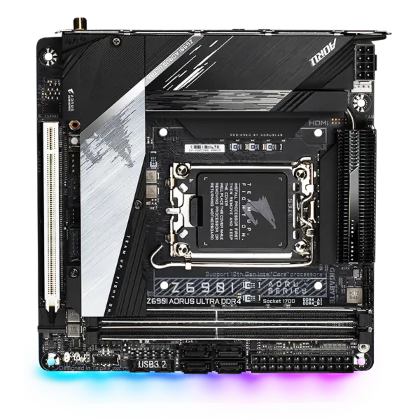 Z690 Základní deska Část Procesor Ga Z690i Aorus Ult Ra Ddr4 Základní deska Podpora 12900k 12700k Intl Z690 Lga 1700 Atx