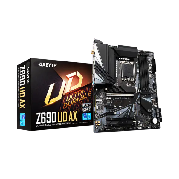 Ga Z690 Ud Ax Základní deska s podporou procesoru 12900k 12700k Intl Z690 Lga 1700 Atx Wi-fi 6