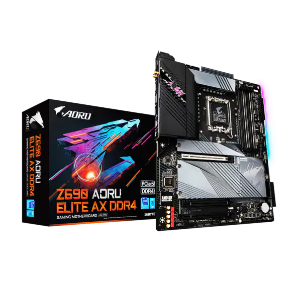 Počítač Z690 Aorus Elite Ax Ddr4 Základní deska Ddr5 Podpora procesoru 12900k 12700k Intl Z690 Lga 1700 Atx Pcie4.0 Ddr5 Wi-fi 6