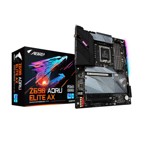 Ga Z690 Aorus Elite Ax Základní deska Ddr5 Podpora procesoru 12900k 12700k Intl Z690 Lga 1700 Atx Pcie4.0 Ddr5 Wi-fi 6