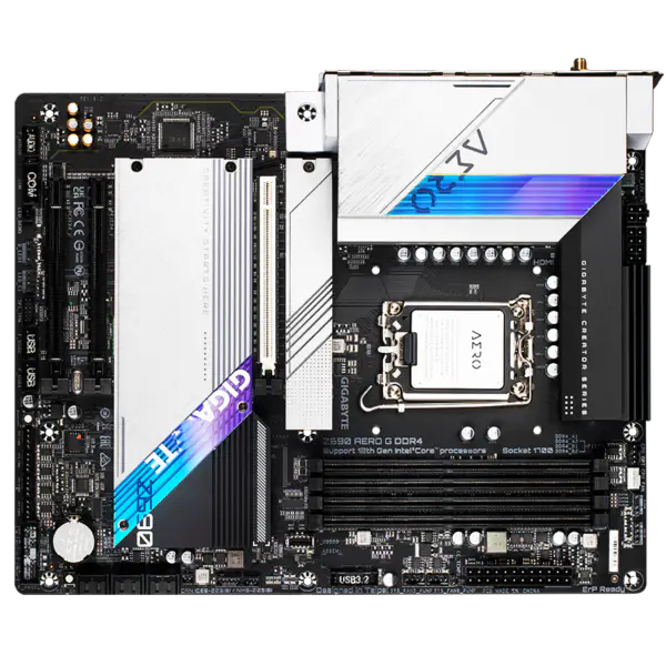Ga Herní základní deska Z690 Aero G Ddr4 Základní deska s podporou procesoru 12900k 12700k Intl Z690 Lga 1700 Wi-fi 6 Atx