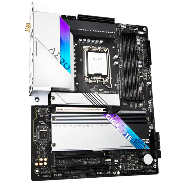 Ga Herní základní deska Z690 Aero G Ddr4 Základní deska s podporou procesoru 12900k 12700k Intl Z690 Lga 1700 Wi-fi 6 Atx