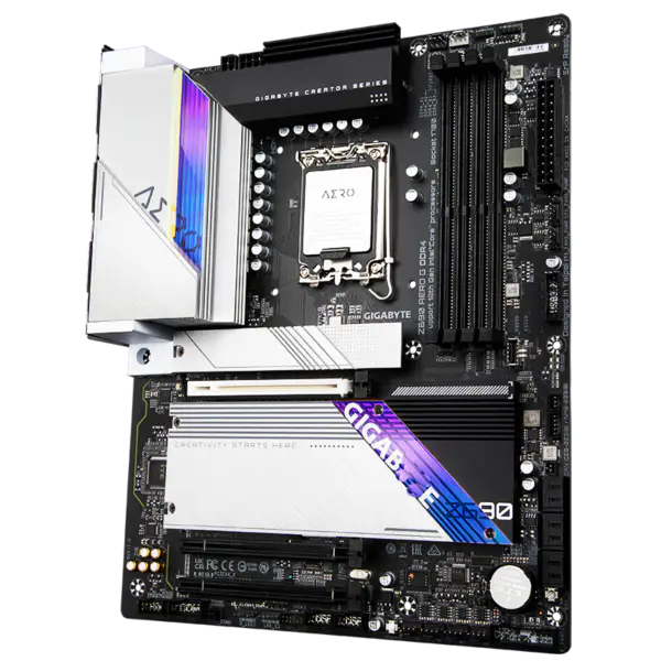Ga Herní základní deska Z690 Aero G Ddr4 Základní deska s podporou procesoru 12900k 12700k Intl Z690 Lga 1700 Wi-fi 6 Atx