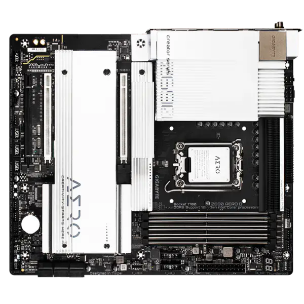 Základní deska Ga Z690 Aero D podporuje paměti Ddr5 CPU 12900k 12900kf Intl Z690 Lga 1700 Wi-fi 6e E-atx