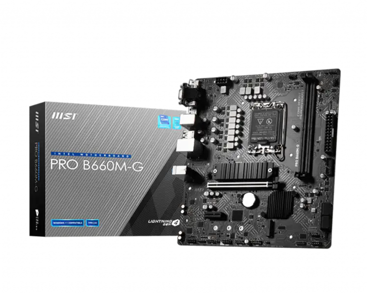 Základní deska Msi H610m H510m Pro-e Základní deska podporuje CPU 10400f/11400f/11700 Itl H510 Lga 1200