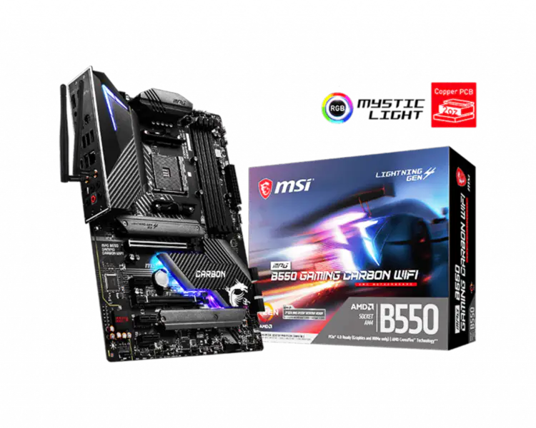 Základní deska Základní deska pro PC B550 Gaming Carbon Wifi