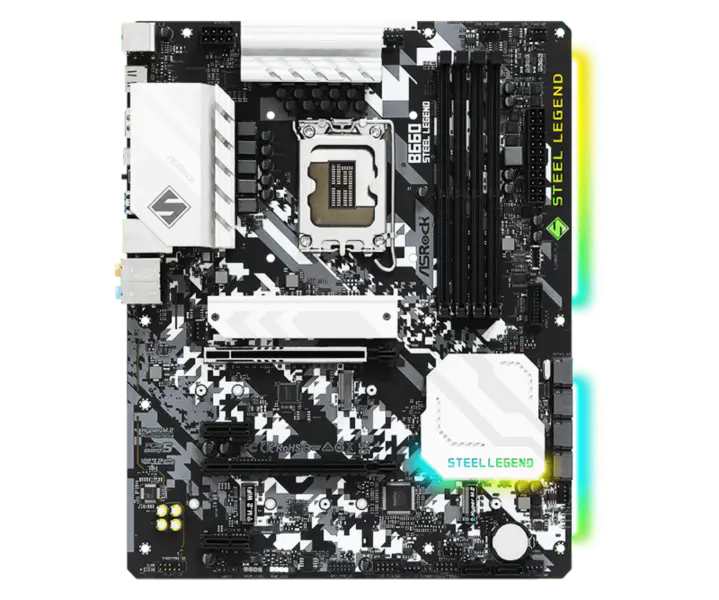 As B660 Steel Legend Ddr4 Herní základní deska Cpu 12700 12600 Intl B660 Lga 1700 9 Phase Dr.mos Power Design