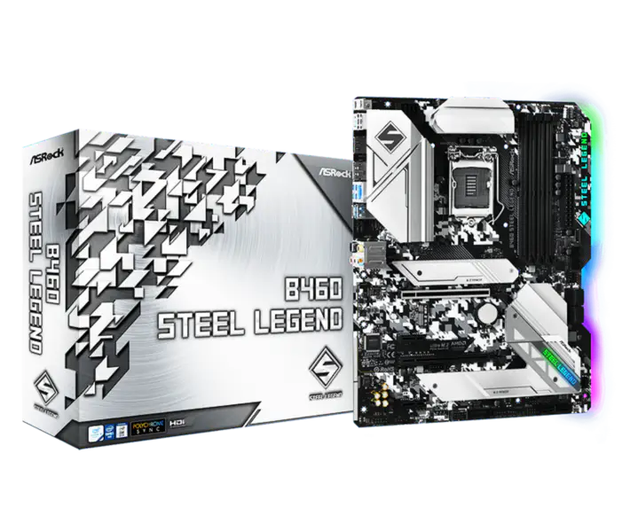 Asrock B460 Steel Legend Steel Legend Základní deska podporuje CPU 10500 10400 10400f Intl B460 Lga 1200