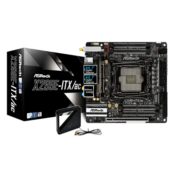 Asrock X299m X299e-itx Ac Ddr4 základní deska Part Lga 2066 Ddr4 Ddr4 Intl X299 Lga 2066