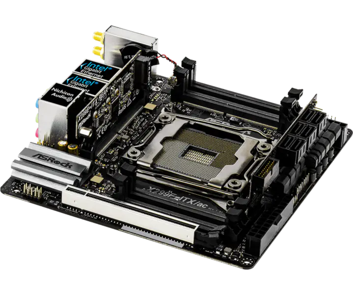 Asrock X299m X299e-itx Ac Ddr4 základní deska Part Lga 2066 Ddr4 Ddr4 Intl X299 Lga 2066