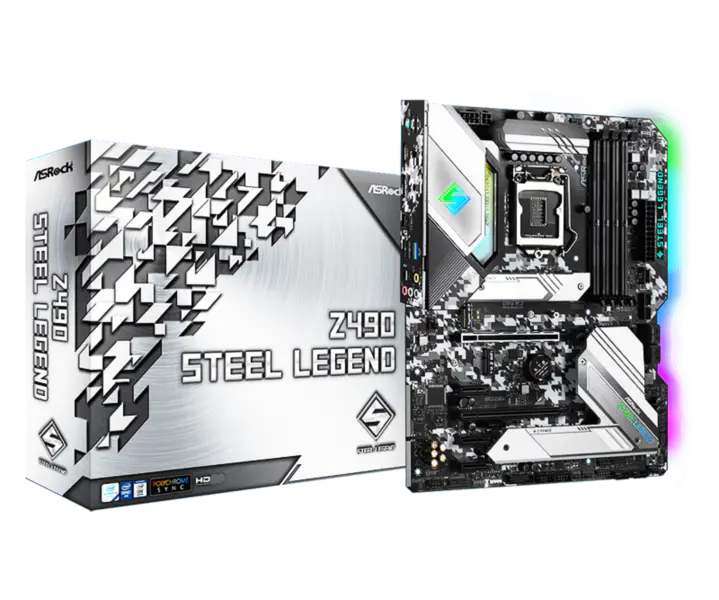 Asrock Z490 Steel Legend Ddr4 Základní deska Part Lga 1700 1200 Ddr4 Ddr5 Z690 Z590 Z590m Z490 X299 X299e H510 B560 B560m B460