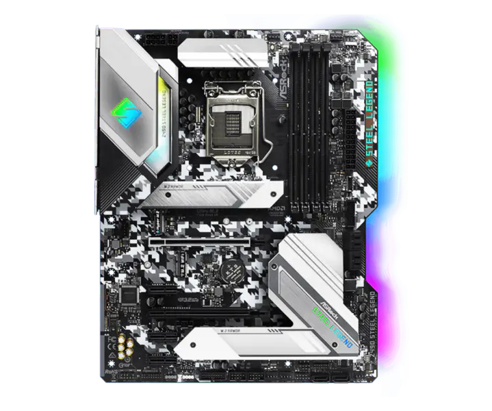 Asrock Z490 Steel Legend Ddr4 Základní deska Part Lga 1700 1200 Ddr4 Ddr5 Z690 Z590 Z590m Z490 X299 X299e H510 B560 B560m B460