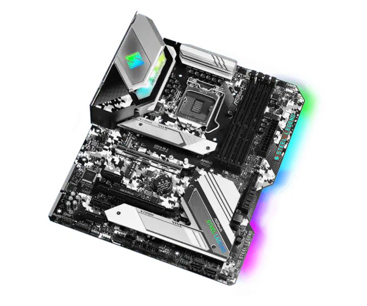 Asrock Z490 Steel Legend Ddr4 Základní deska Part Lga 1700 1200 Ddr4 Ddr5 Z690 Z590 Z590m Z490 X299 X299e H510 B560 B560m B460