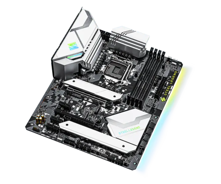 Asrock Z590 Steel Legend Ddr4 Základní deska s podporou procesoru 11900k 11700k Z590 Lga 1200