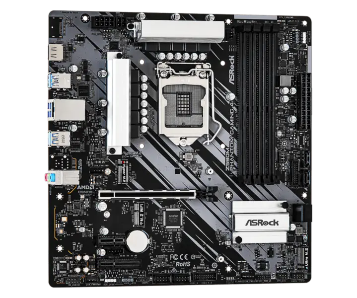 Asrock Z590 Phantom Gaming 4 Ddr4 Phantom Gaming Základní deska podporuje procesor 11900k 11700k Intl Z590 Lga 1200