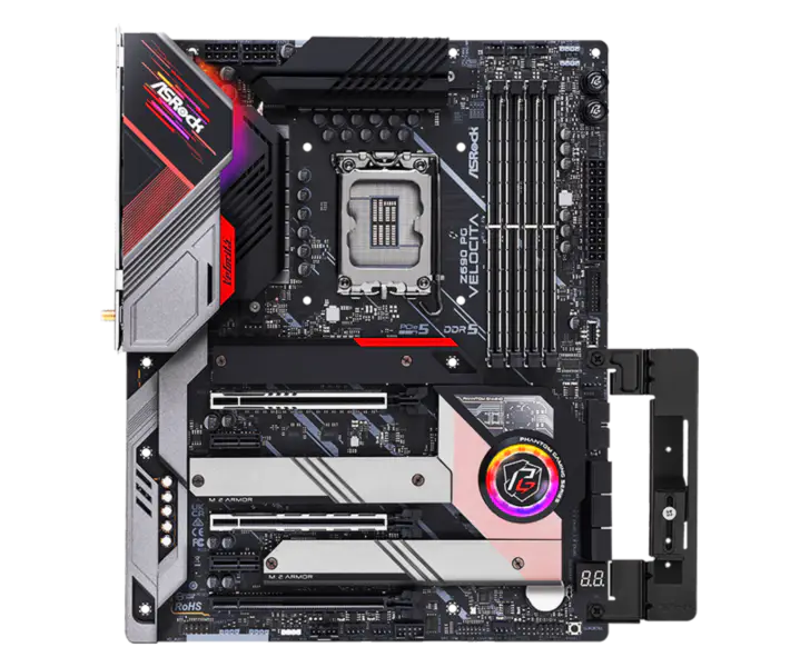 Asrock Z690 Pg Velocita Herní základní deska podporuje paměti Ddr5 CPU 12700k 12900kf Intl Z690 Lga1700