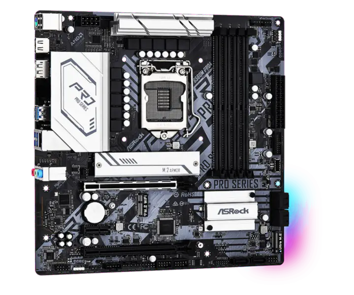Asrock B560m Pro4 Důmyslná základní deska podporuje procesor 11900k 11700kf Grafická karta Rtx 3060 3070 Intl B560 Lga 1200