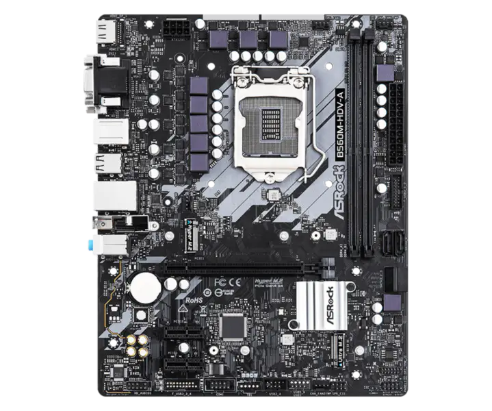 Asrock B560m-hdv-a R2.0 Základní deska podporuje CPU 10400f 11400f 10700 11700 Intl B560 Lga 1200