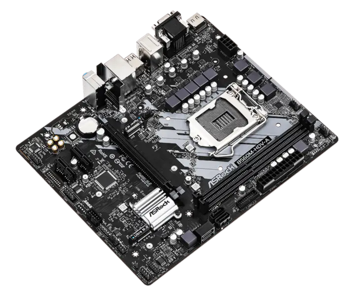 Asrock B560m-hdv-a R2.0 Základní deska podporuje CPU 10400f 11400f 10700 11700 Intl B560 Lga 1200