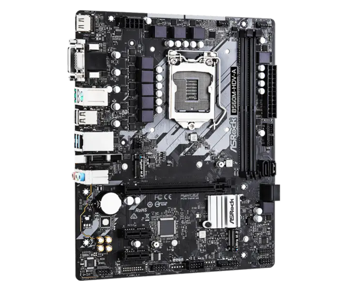 Asrock B560m-hdv-a R2.0 Základní deska podporuje CPU 10400f 11400f 10700 11700 Intl B560 Lga 1200