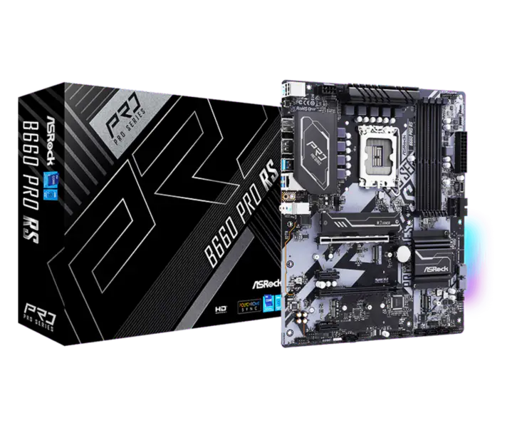 Asrock B660 Pro Rs Podporuje CPU 12700 12400f Intl B660 Lga 1700 Herní základní deska