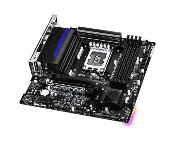 B660m Pg Riptide Počítačová herní základní deska Paměť Ddr4 Cpu 12400f 12600kf Intl B660 Lga1700