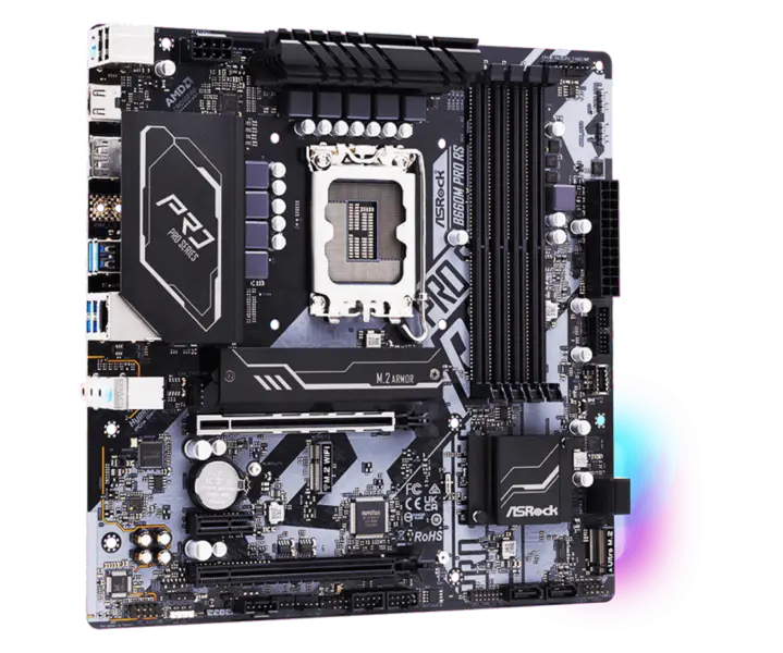 Asrock B660m Pro Rs Herní základní deska Paměť Ddr4 CPU 12400f 12600kf Intl B660 Lga1700