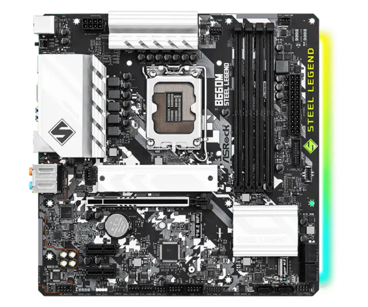 Asrock B660m Steel Legend Ddr4 Základní deska podporuje CPU 12700 12600 Intl B660 Lga 1700