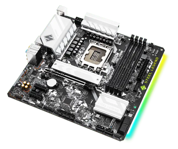 Asrock B660m Steel Legend Ddr4 Základní deska podporuje CPU 12700 12600 Intl B660 Lga 1700