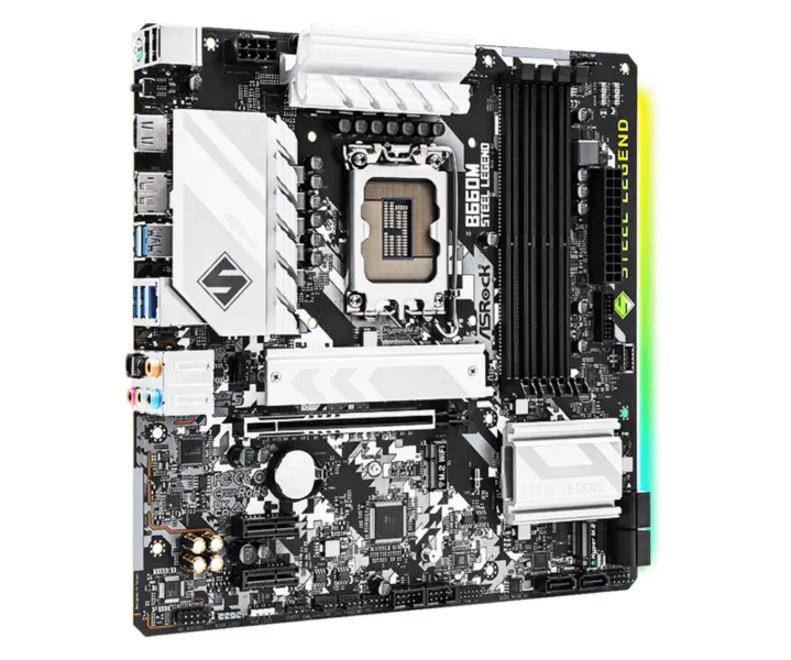 Asrock B660m Steel Legend Ddr4 Základní deska podporuje CPU 12700 12600 Intl B660 Lga 1700