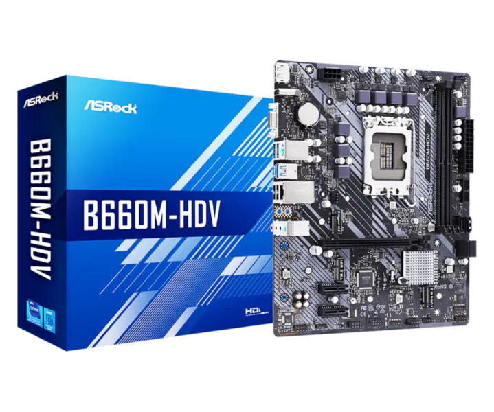 Asrock Základní deska B660m-hdv Herní základní deska Cpu 12600 12700 Intl B660 Lga 1700