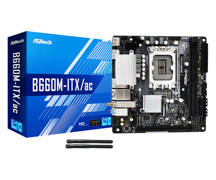 Základní deska Asrock B660m-itx/ac Mini základní deska podporuje procesor 12600 12700 Intl B660 Lga 1700