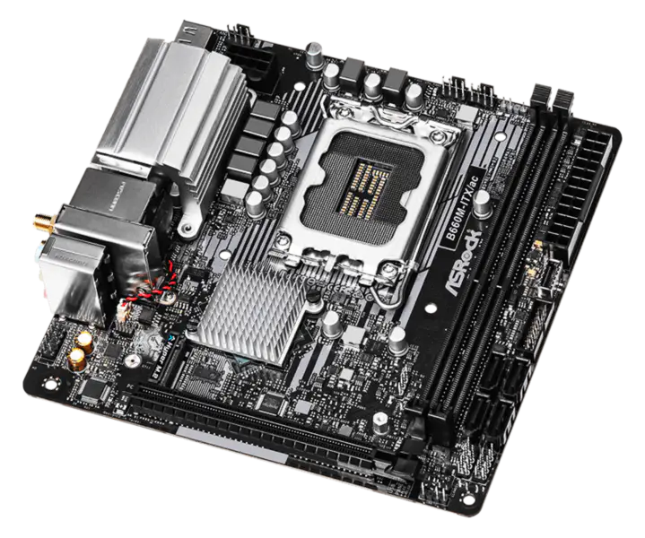 Základní deska Asrock B660m-itx/ac Mini základní deska podporuje procesor 12600 12700 Intl B660 Lga 1700