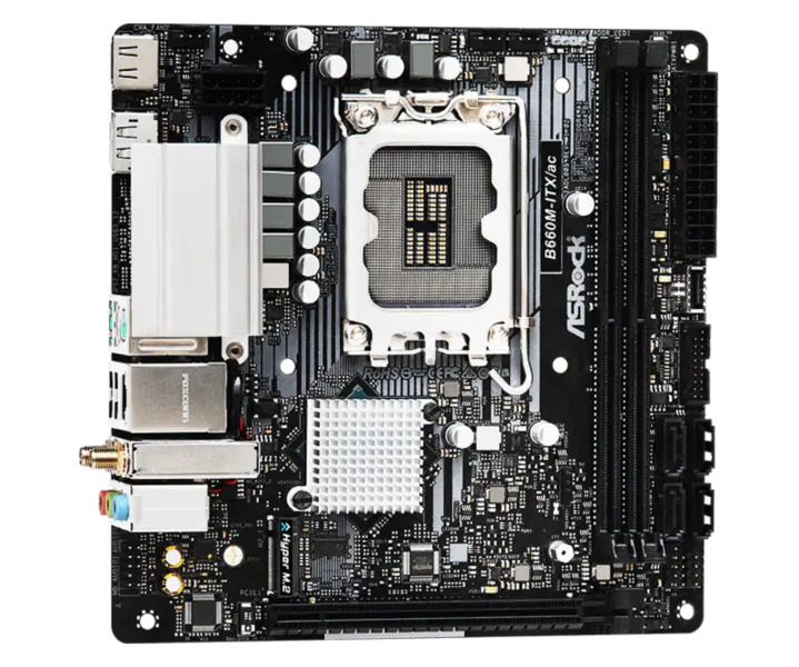 Základní deska Asrock B660m-itx/ac Mini základní deska podporuje procesor 12600 12700 Intl B660 Lga 1700