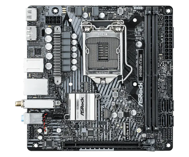 Asrock H510m-itx/ac Mini základní deska Herní základní deska Podporuje CPU 10500 10400 11400f Intl H510 Lga 1200